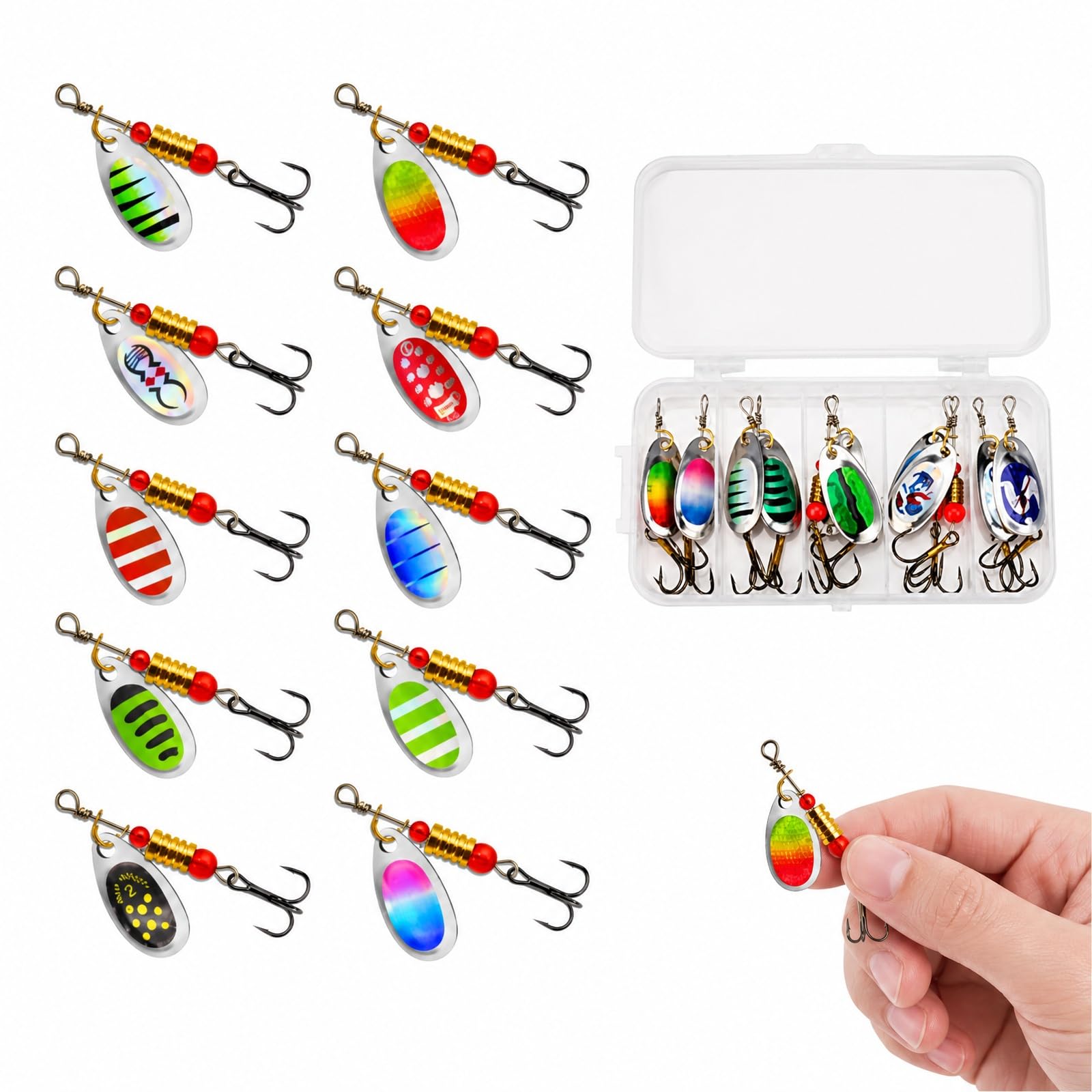 xinxingin 11 Piece Fishing Lures Set - Image 1