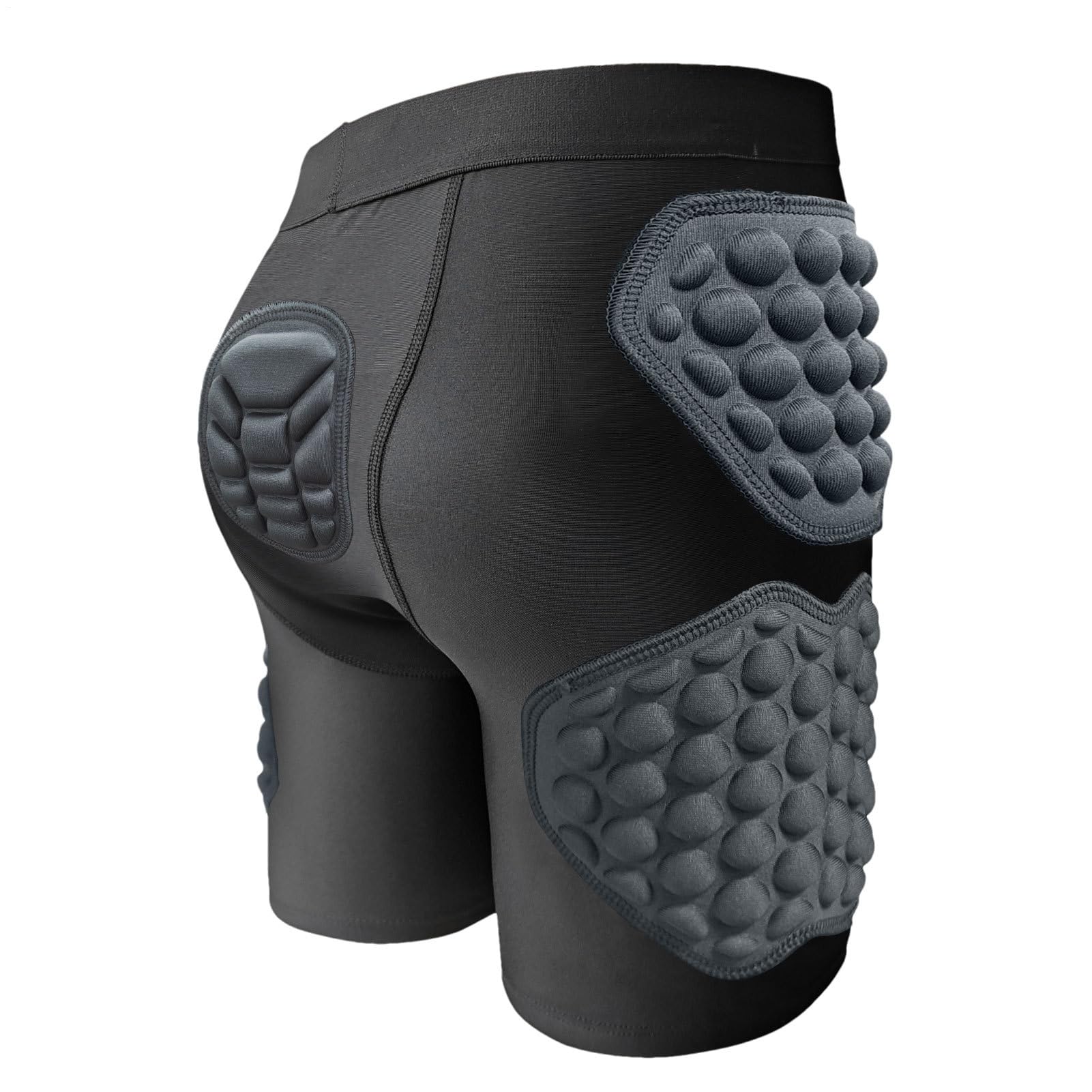 Generisch -Slider-Shorts, Sportshorts Für,Atmungsaktive Hockey-, Fußball-Unterwäsche, Hüftpolster, Schlagausrüstung - Gepolsterte Kompressionsshorts Für Jugendliche, 3D-Schutz-Hüfthose Für Juge