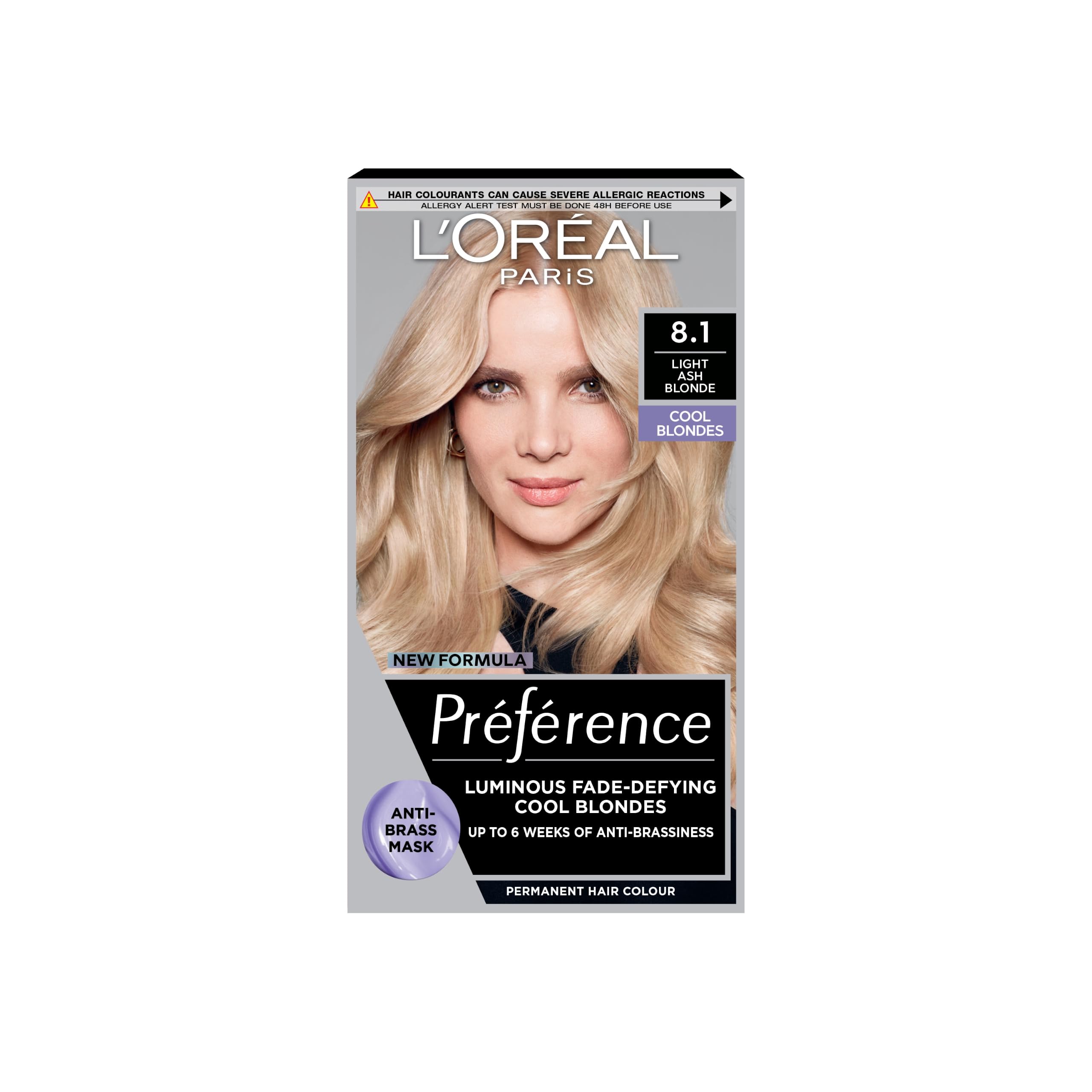 L'oreal Paris Preference Luminous Cool Blondes 8.1 Light Ash Blonde
