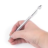 Pentel Arts Slicci 0.8mm Needle Tip, Medium Gel Pen, Silver Metallic Ink (BG208-Z), 12 Pack – view 5
