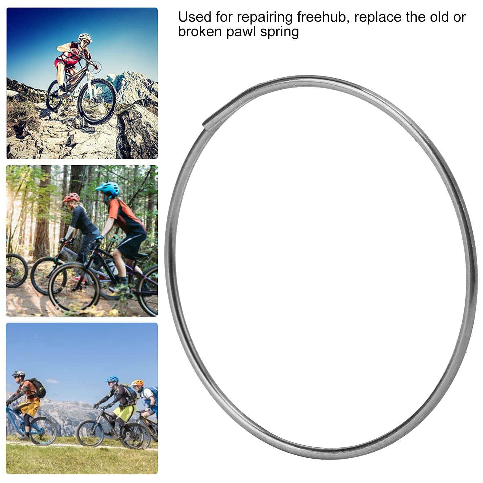 Fahrrad Freilauf Feder, 304 Edelstahl, 5-teilige Ersatzteile f¨¹r Verschiedene Fahrradtypen Sport & Freizeit