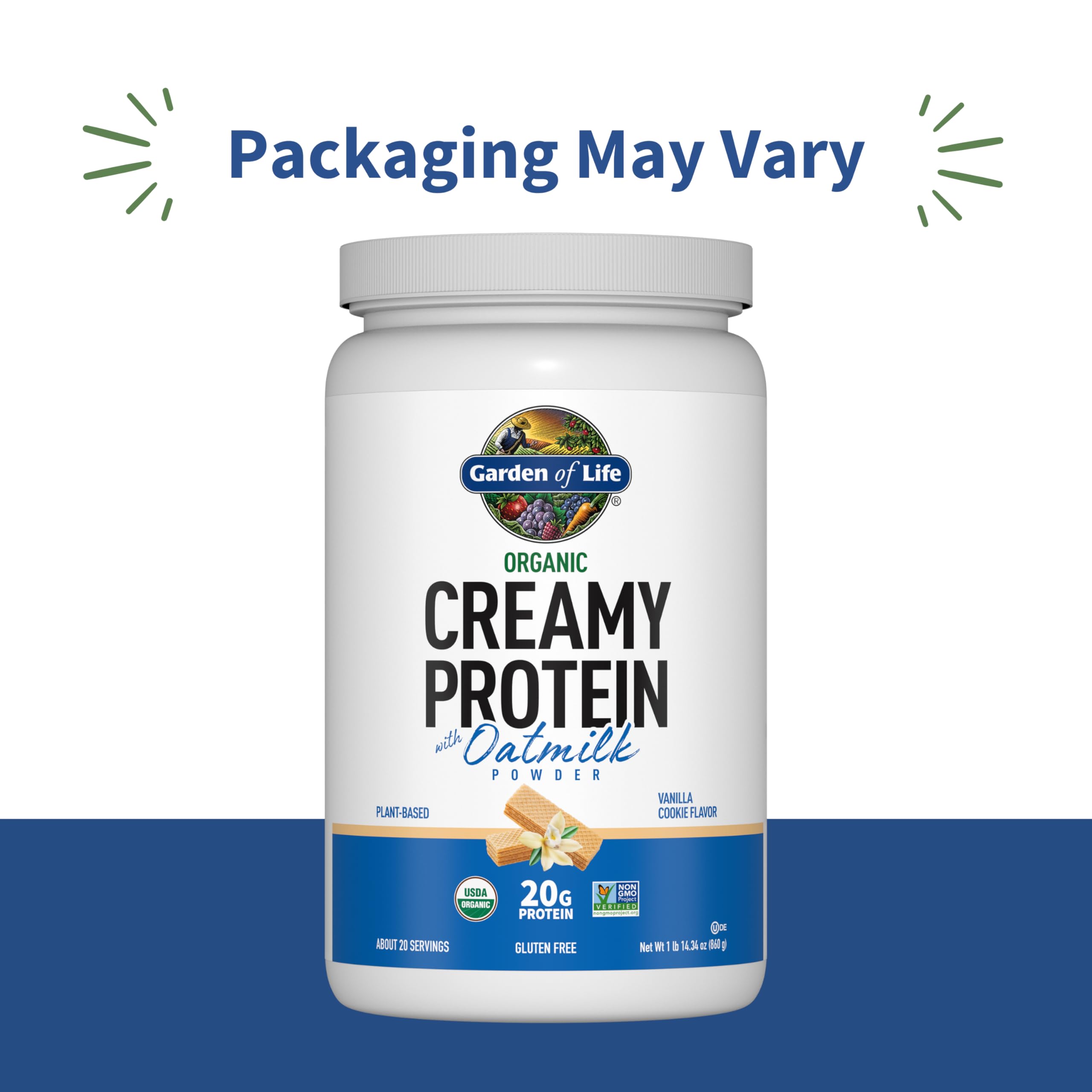 Amazon.com: Garden of Life Organic Creamy Protein with Oatmilk
