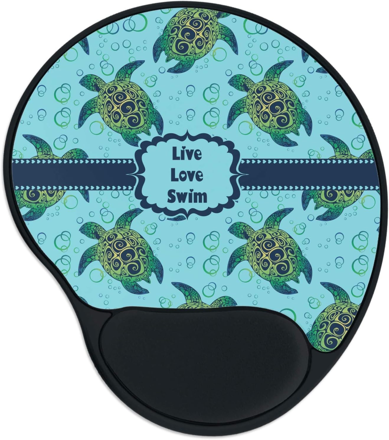 Personalized Sea Turtles Mouse Pad with Wrist Support
