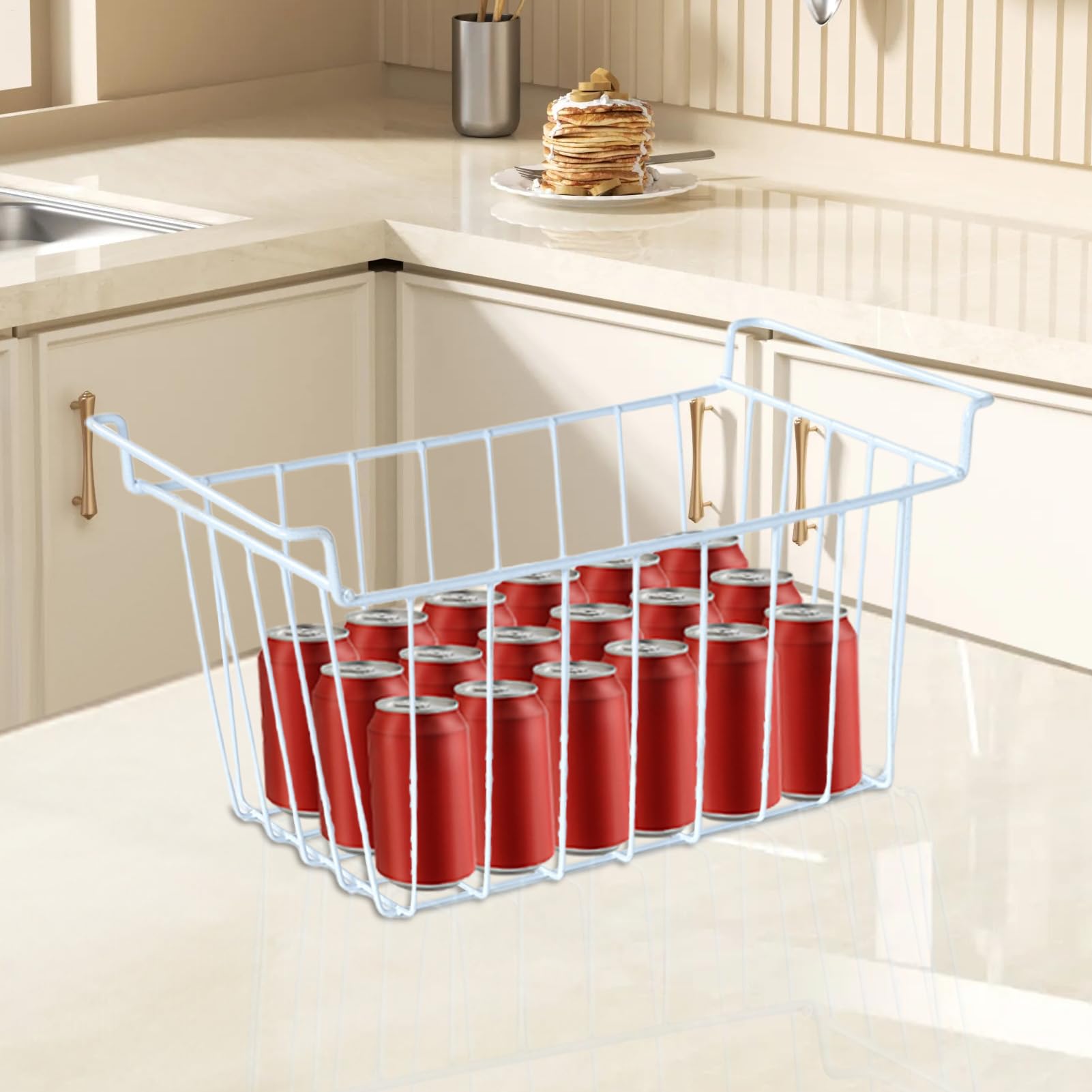 Pojemniki Organizacyjne Zamrażarki Organizery Lodówki I Spiżarni Oraz | Pojemnik na Lód do Zamrażarki Pojemnik do przechowywania żywności w kuchni, domu, mieszkaniu, hotelu i