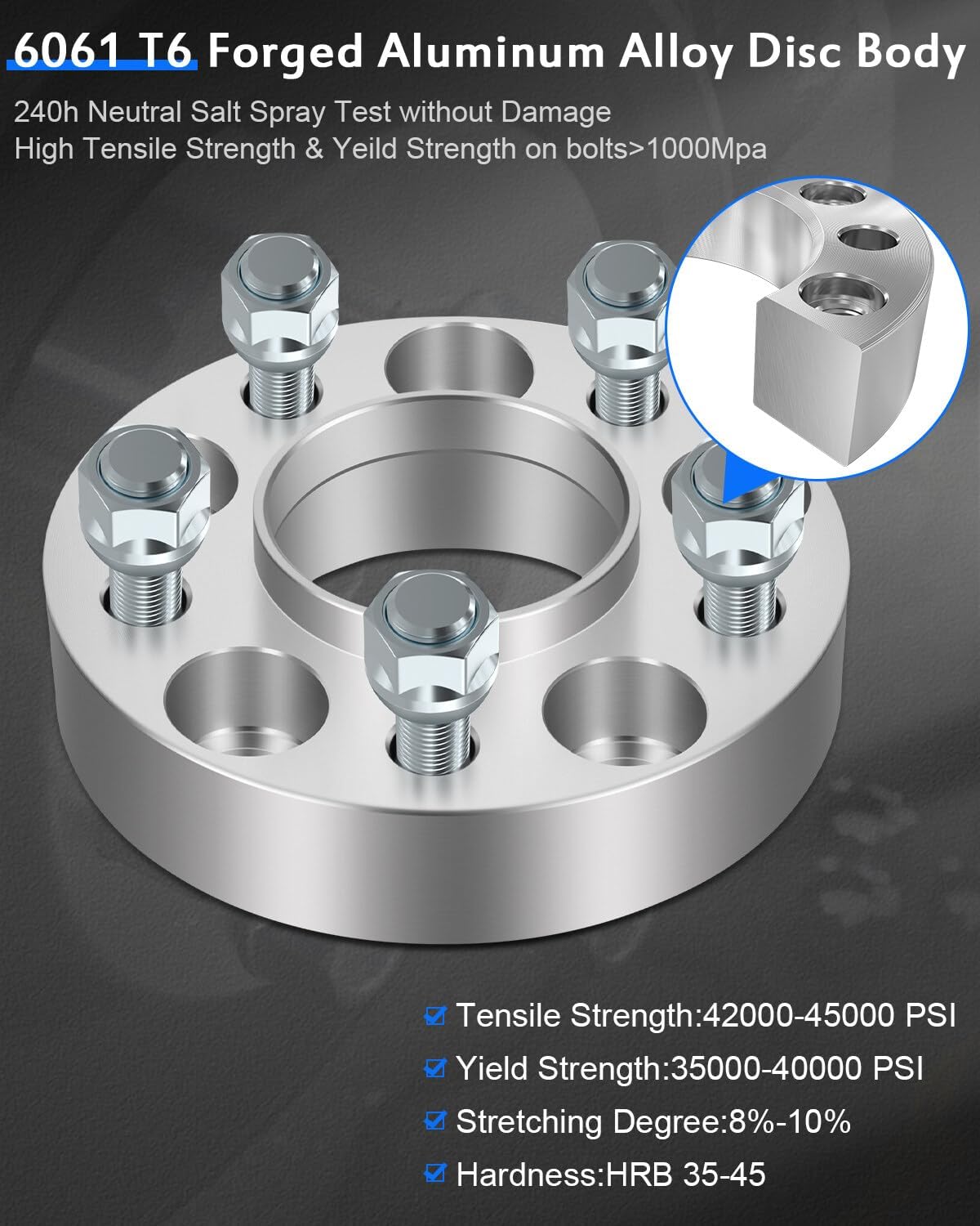 ECCPP 2PCS 5x114.3mm 1.25 inch 5 lug hubcentric Wheel Spacers 5x4.5 to 5x4.5 14x1.5 Studs 71.5mm fits for 2006-2016 for Dodge Charger |2005-2008 for Dodge Magnum |2015-2016 for Ford Mustang