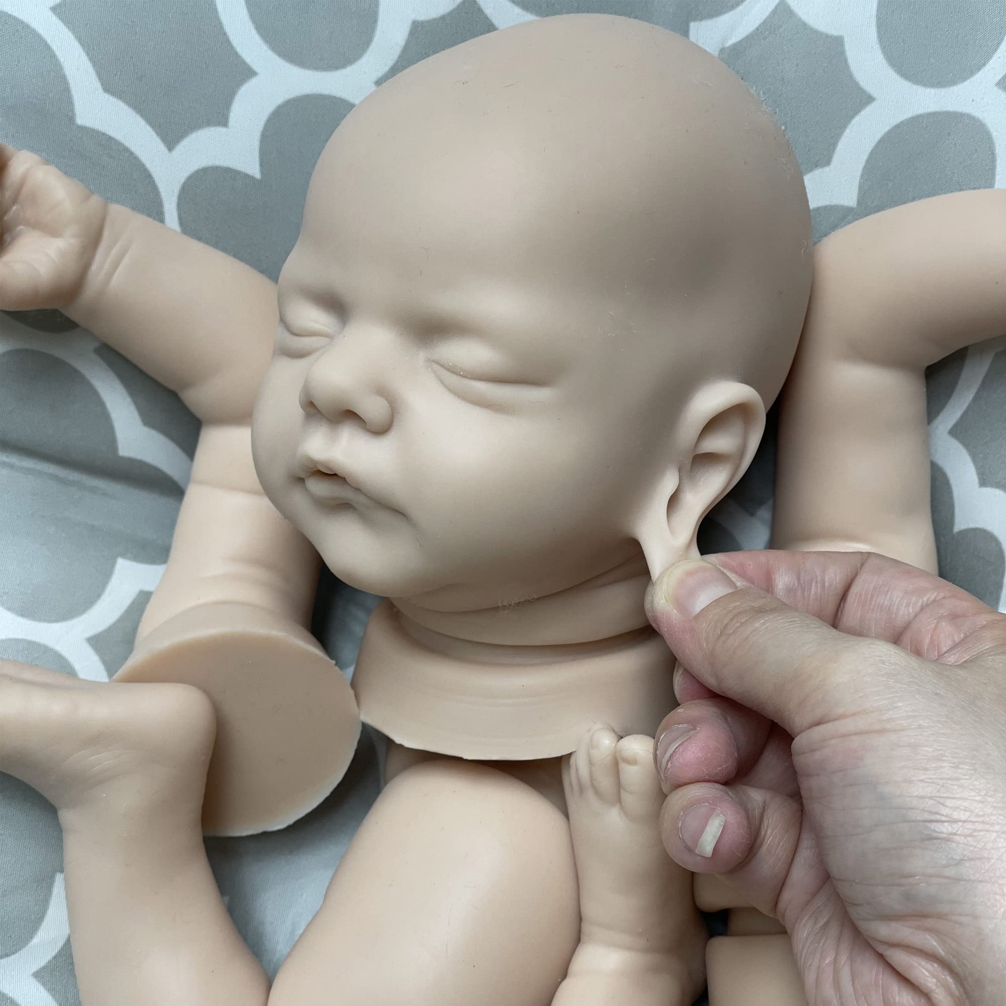 Amazon.com: DangTpor 18inch Sam Doll Reborn Solid Platinum Liquid