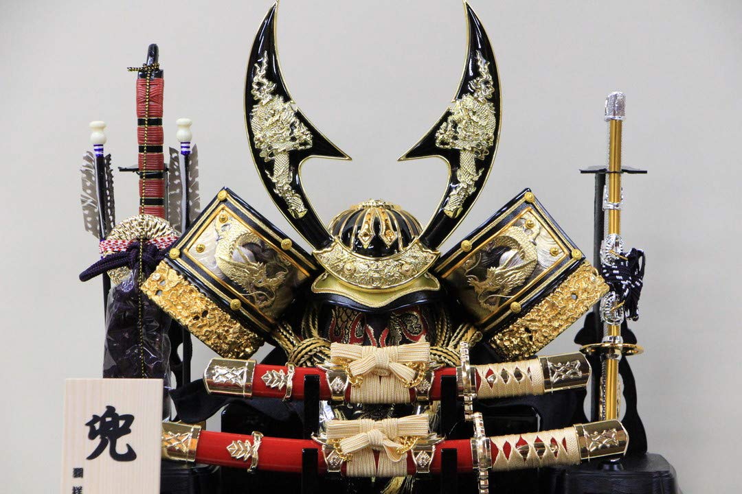 Amazon | 五月人形 コンパク おしゃれ ケース飾り 兜 かぶと ガラス