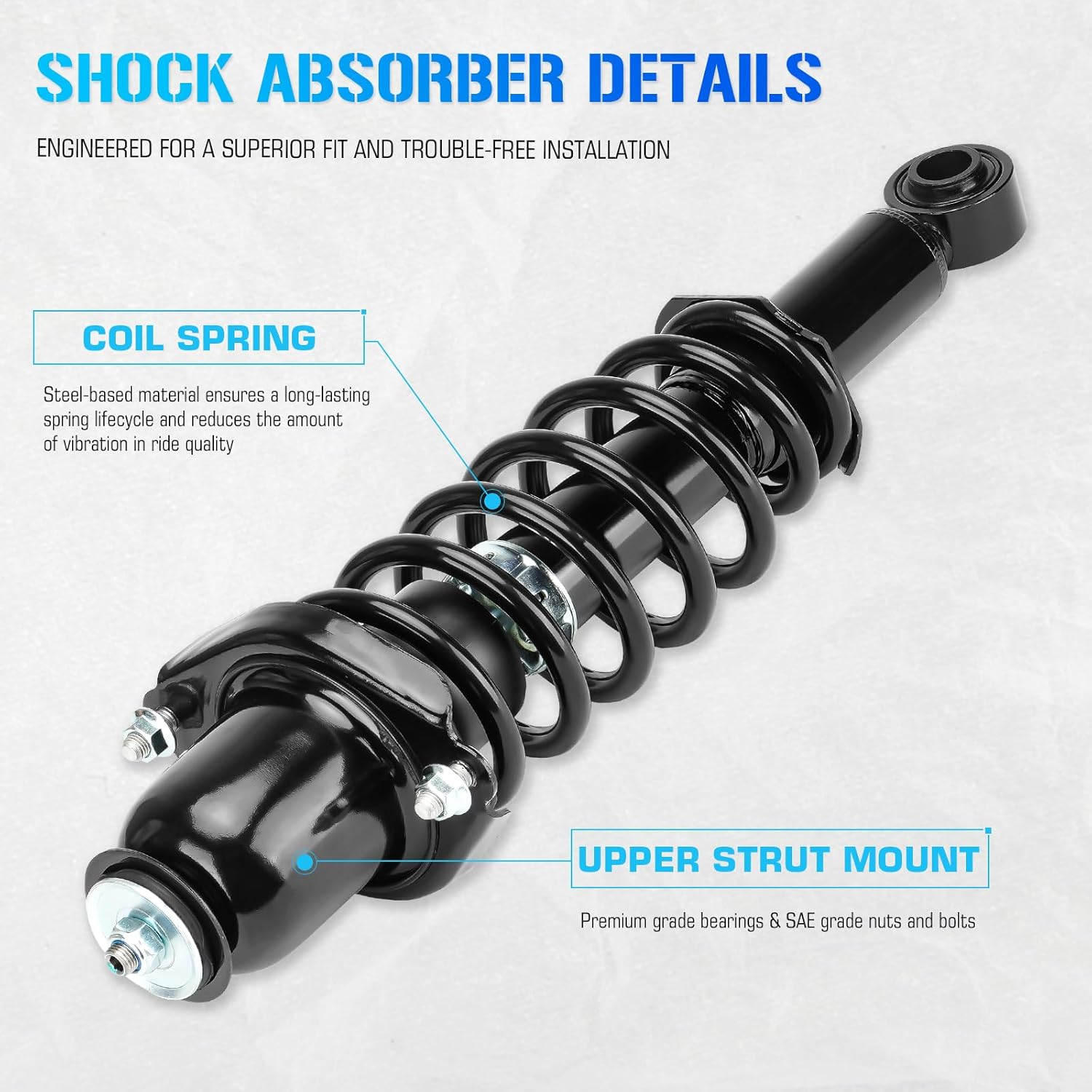 Front & Rear Struts w/Coil Spring & Sway Bar Links for 2009-2012 Toyota Corolla 1.8L / 2011-2013 Matrix 1.8L Shock Absorber 2*Lower Ball Joints Replace 832597 832598 172599R 172599L, 8PCS