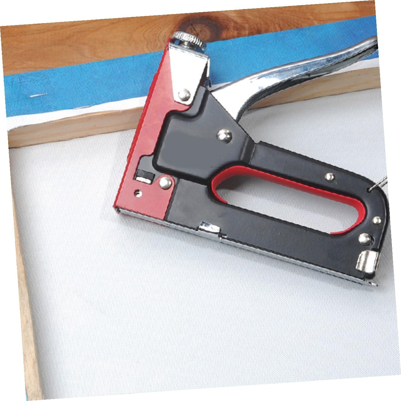 Generic 3-in-1 Heavy Duty Handheld Staple Gun with U-Shaped and T-Shaped Nails Manual Multi-Function Nail and Staple Tool for Wall Fastening and Craft DIY Includes
