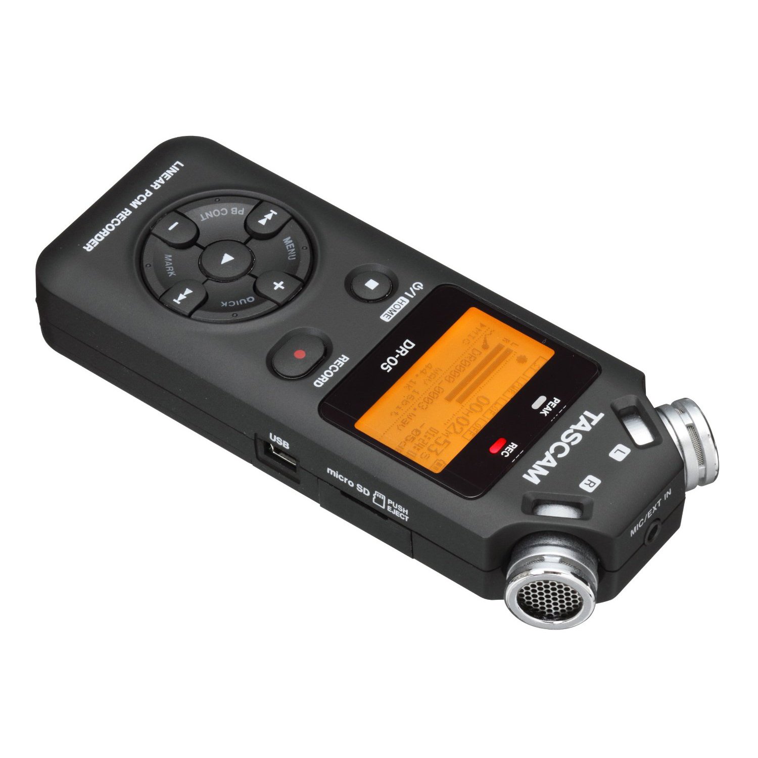 Amazon.co.jp: TASCAM リニアPCMレコーダー ブラック DR-05 : 楽器