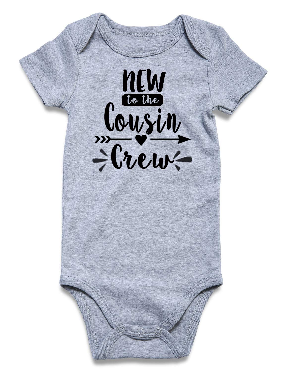 Unisex Toddler Baby Girl Boy Neutral Onesie Solid Grey Plain