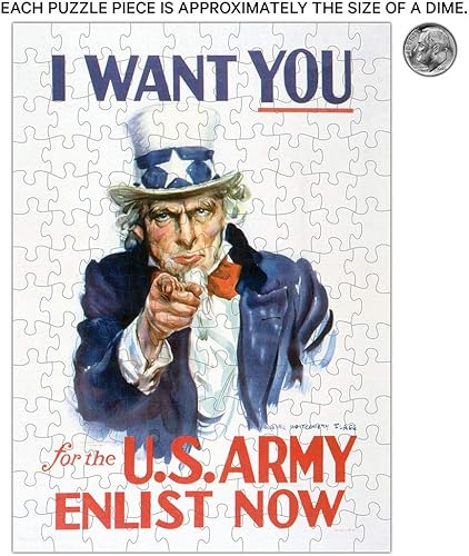 Miniatura 3 de MiniPix Puzzles - Paquete de 2 rompecabezas - We Can Do It! & Uncle Sam