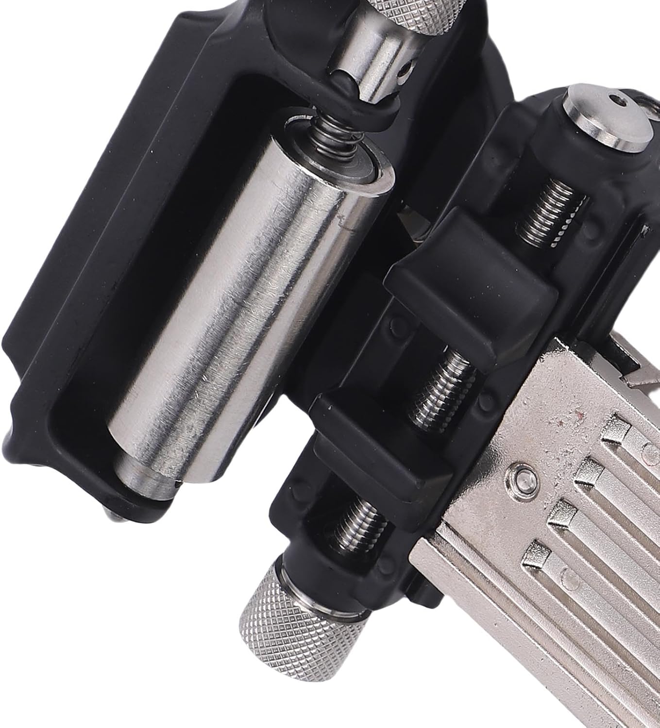 Aramox Manual Fixed Angle Sharpener Aluminum Alloy Chisel Aircraft Woodworking Tool, Exact Stable Base, Portable Design for Outdoor, 1 X Manual Pointer, for Wood Processing Enthusiasts