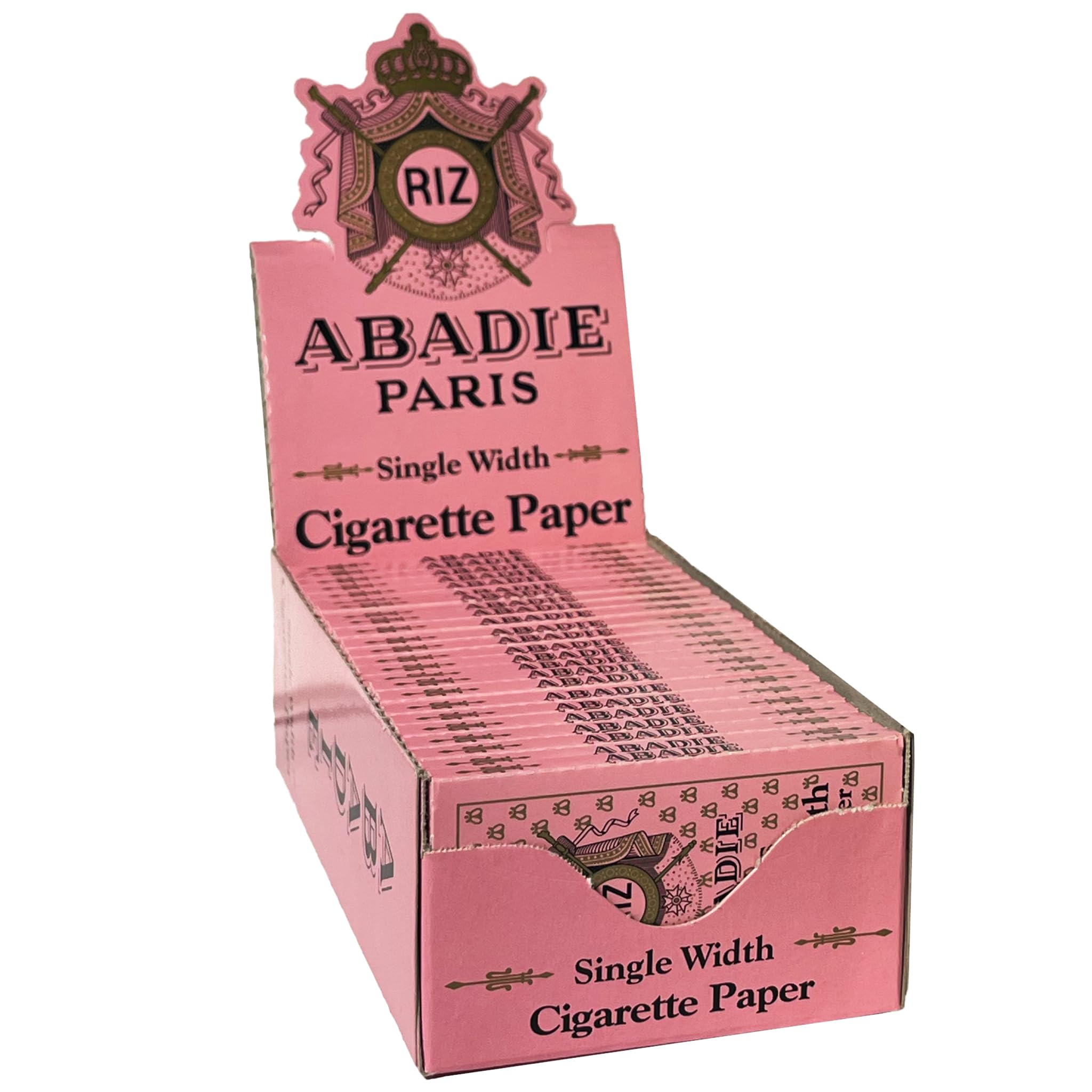 Amazon.com: Abadie Paris Cigarette Paper Single Wide (70mm) Full Box of 24  Booklets : Health & Household