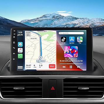 ASURE 4+64GB Android 15 Car Stereo Radio for Mazda 3 2014-2018 w/OEM Screen, 9 inch Car GPS Navigation Unit with Wireless Carplay Android Auto,1280x800 HD Touchscreen, Bluetooth 5.4, WiFi 6