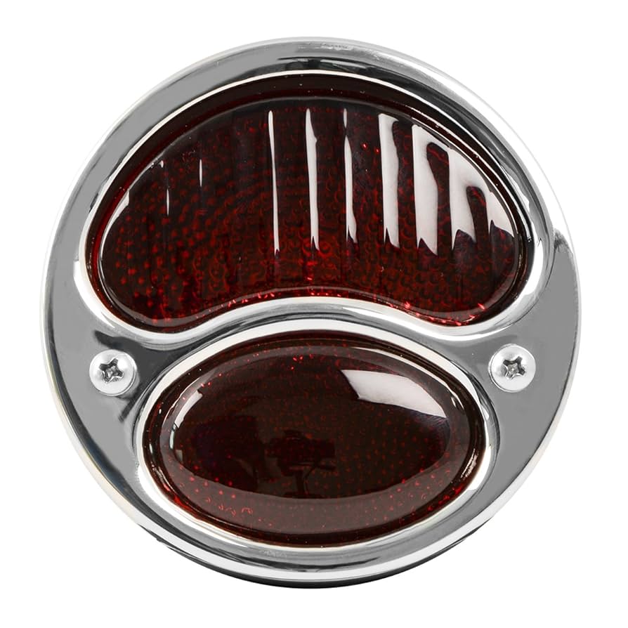 テールランプ　ナンバーサイドマウントキット　DUOLAMP　フォードモデル Amazon.com: KNS Accessories KA0019 6V Stainless Steel