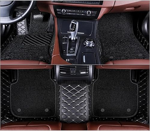 Alfombrillas de auto para Volvo XC40 2019, almohadillas de doble capa para auto, alfombras personalizadas, color negro, beige, negro