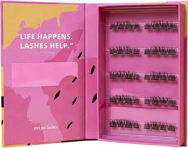 GirlGotLashes Pre Glued Lashes Große Boxen (Flutter Fling Pre Glued) - 2