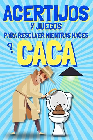 Acertijos y Juegos para Resolver Mientras Haces Caca &ndash; Idea Original para el Amigo Invisible: Regalos Divertidos para Hombre, Mujer, Colegas y Amigos. Secret Santa y Navidad
