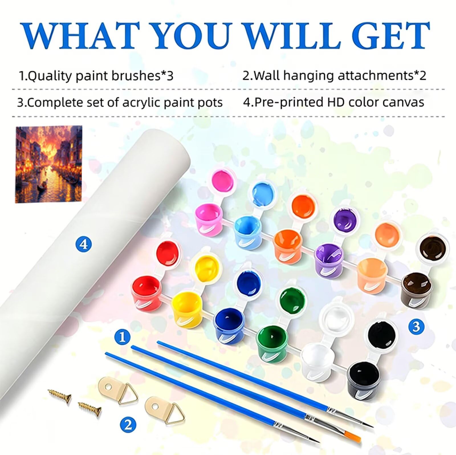 Peinture Numero Adulte Bateau Peinture Numéro Architecture DIY Coloriage par Numero Adulte 90x180cm avec Pinceaux et Acryliques, Sans Cadre, Kit Activité Manuelle Pour Décoration Maison Salon RB-57
