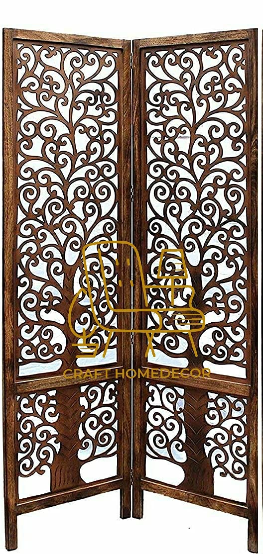 Buy CRAFT HOMEDECOR Wooden Partition For Living Room ,Room Divider 2