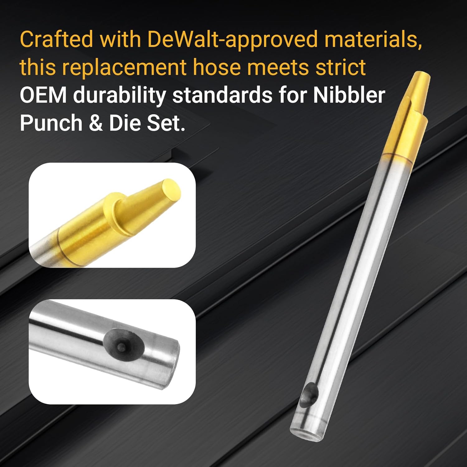 3 Pcs Compatible with Makita JN1601 Nibbler Punch & Die Set - A-83951 Replacement Metal Cutting Tool for Sheet Metal, Electric Drill Nibbler Blades Parts