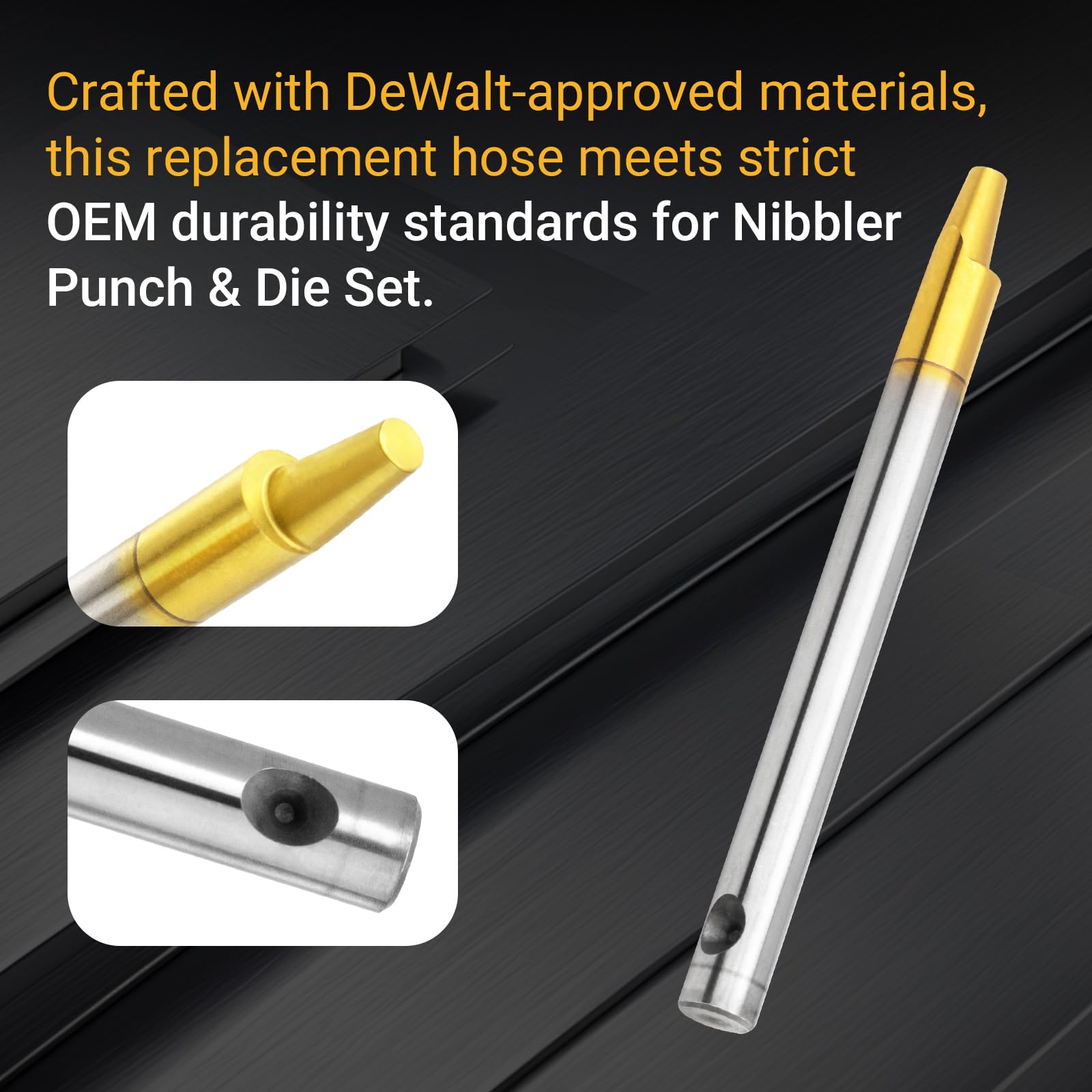 A-83951 - Set di 3 pezzi compatibili con Makita JN1601, utensili da taglio per metalli di ricambio per lamiera, trapano elettrico, lame roditrici