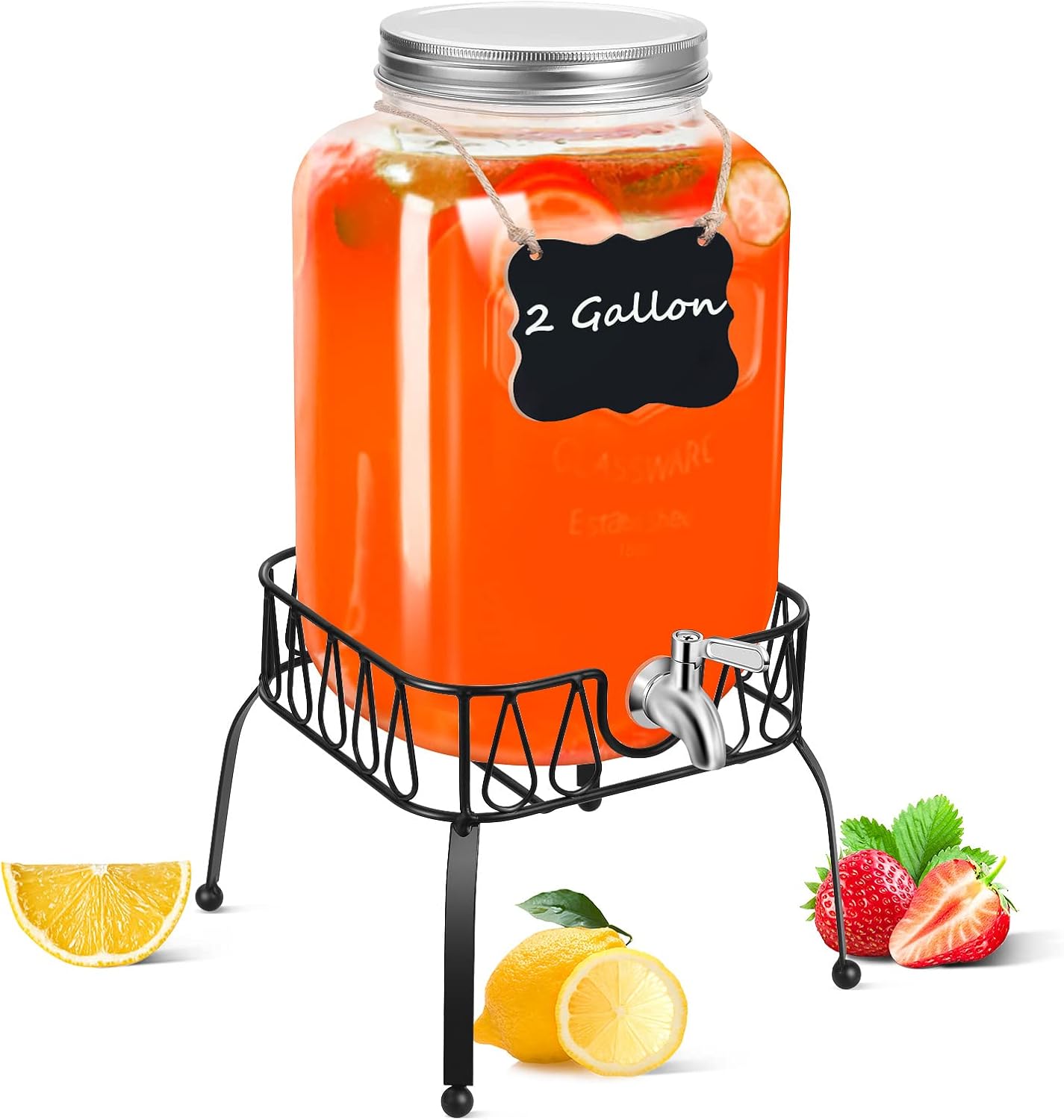 2 Gallon Drink Dispenser for parties, Beverage Dispenser
