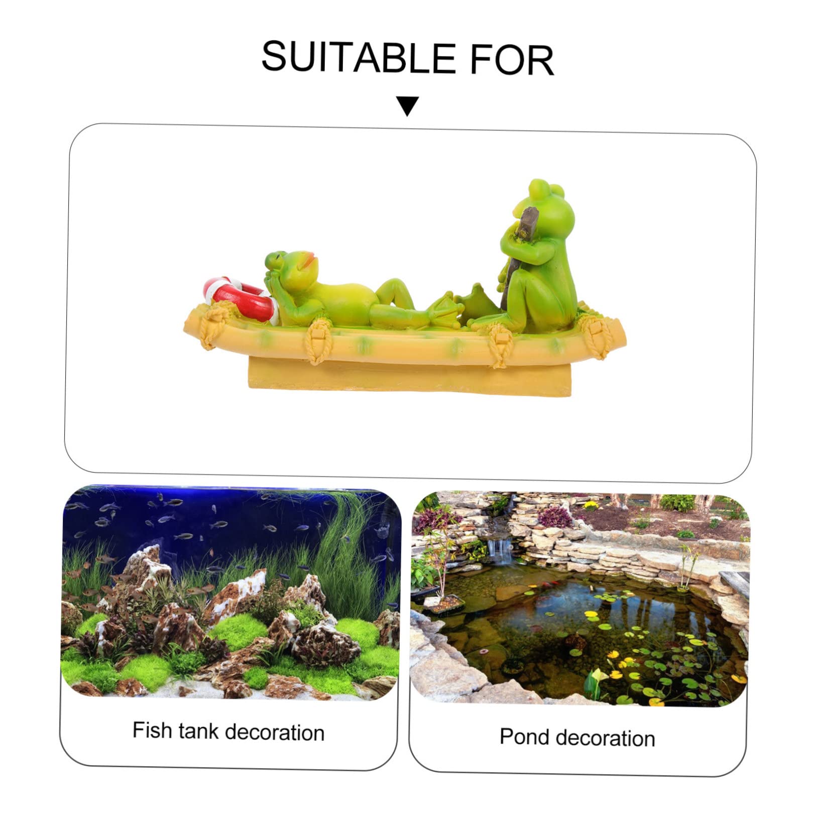 Amazon.co.jp: GAROZATION 庭の池の装飾 水に浮くカエル 庭の装飾 浮遊