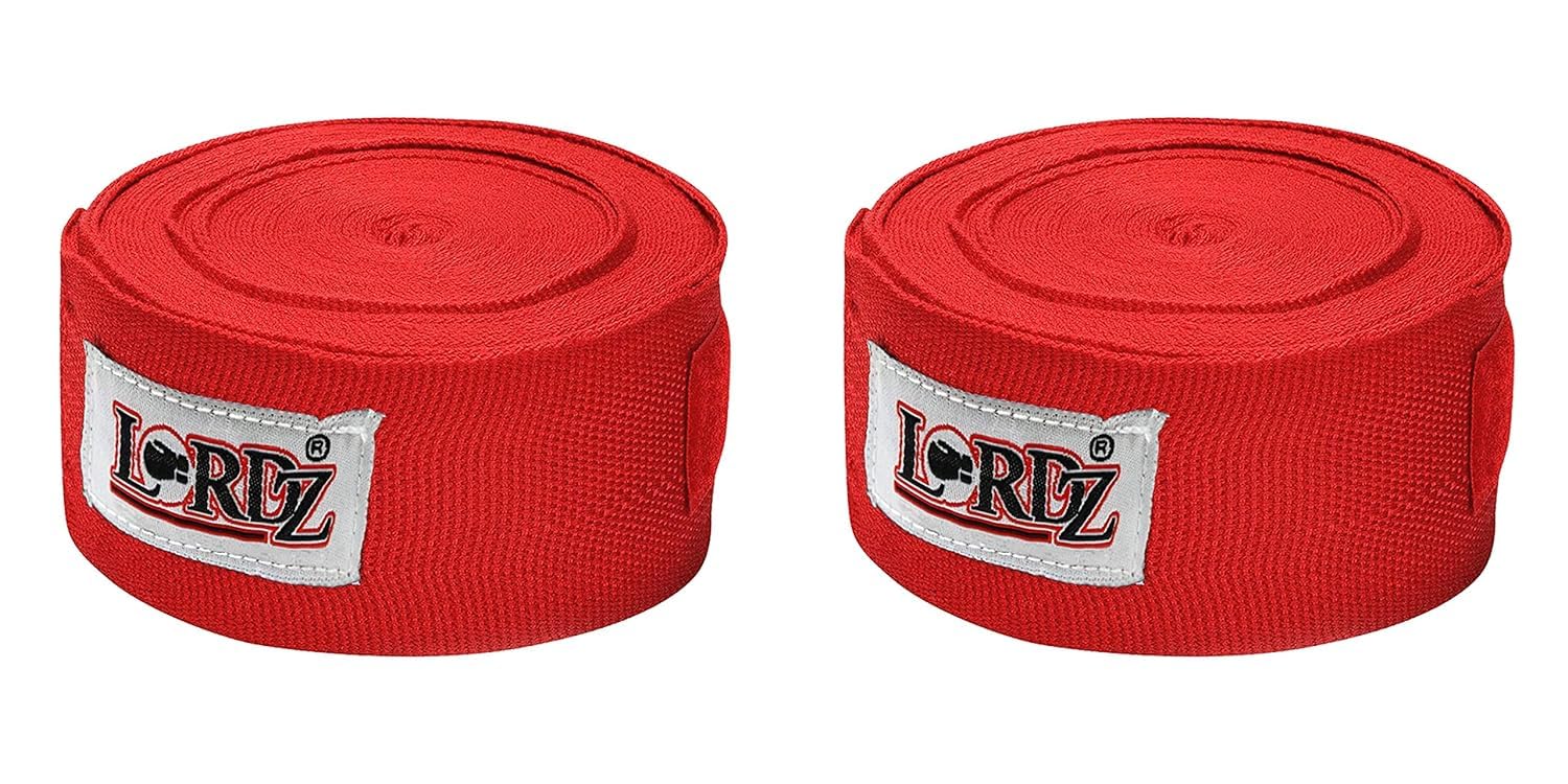 LORDZ Hand Wrap 120cm Semi-Elastic Hand Wraps for MMA & Boxing (Pair) RED (B07JLQGQPZ) Amazon Price History, Amazon Price Tracker