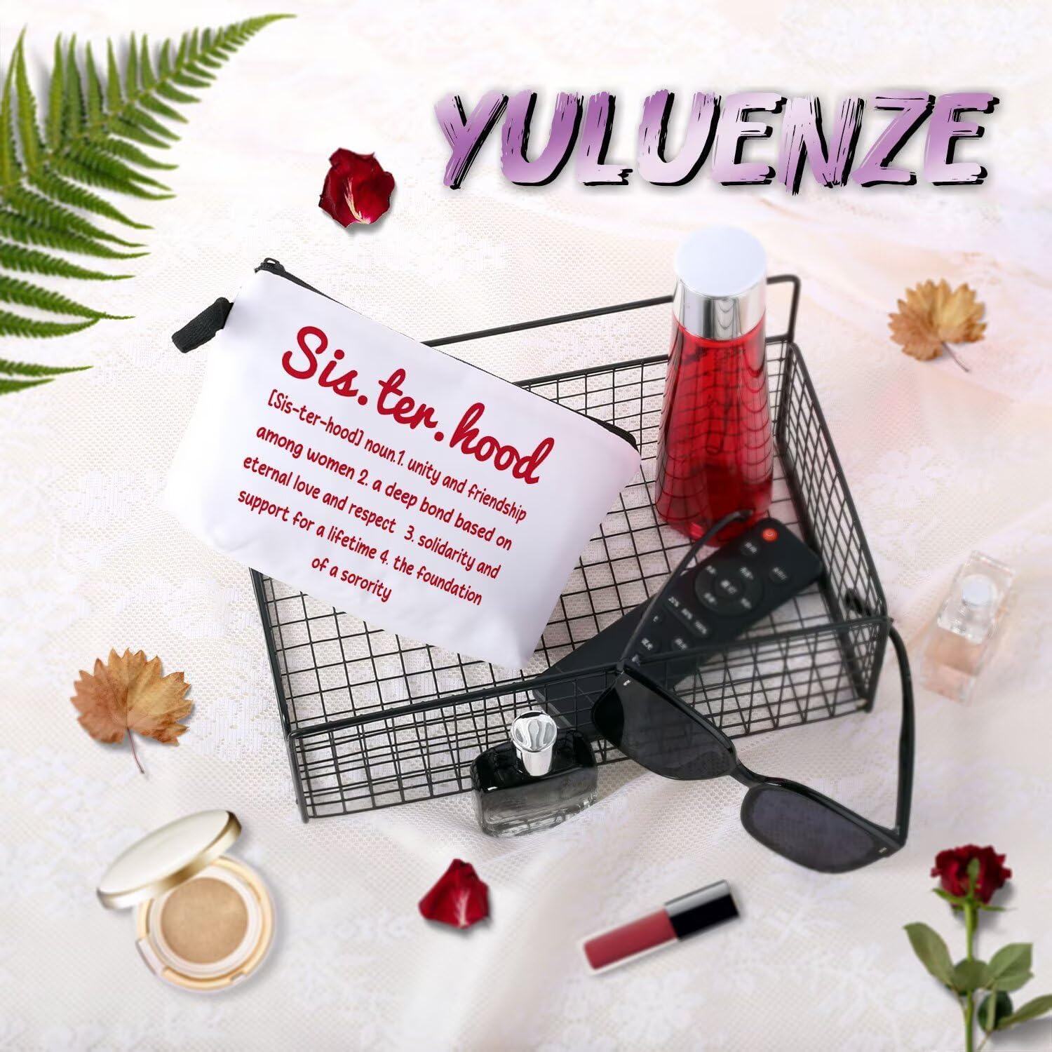 Soror DST Presents Soror 1913 Sisterhood Present Delta Makeup Bag Travel Toiletry Zipper Pouch Greek Sorority Present for Sorority Members Newcomers - Image 7