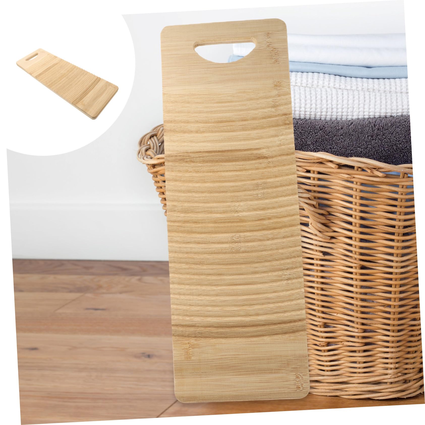 Bambus Waschbrett 50x17cm Haushaltswaschbrett Handwaschbrett Leichtes Wäschewaschbrett Ohne Geruch Für Zuhause Und Reise