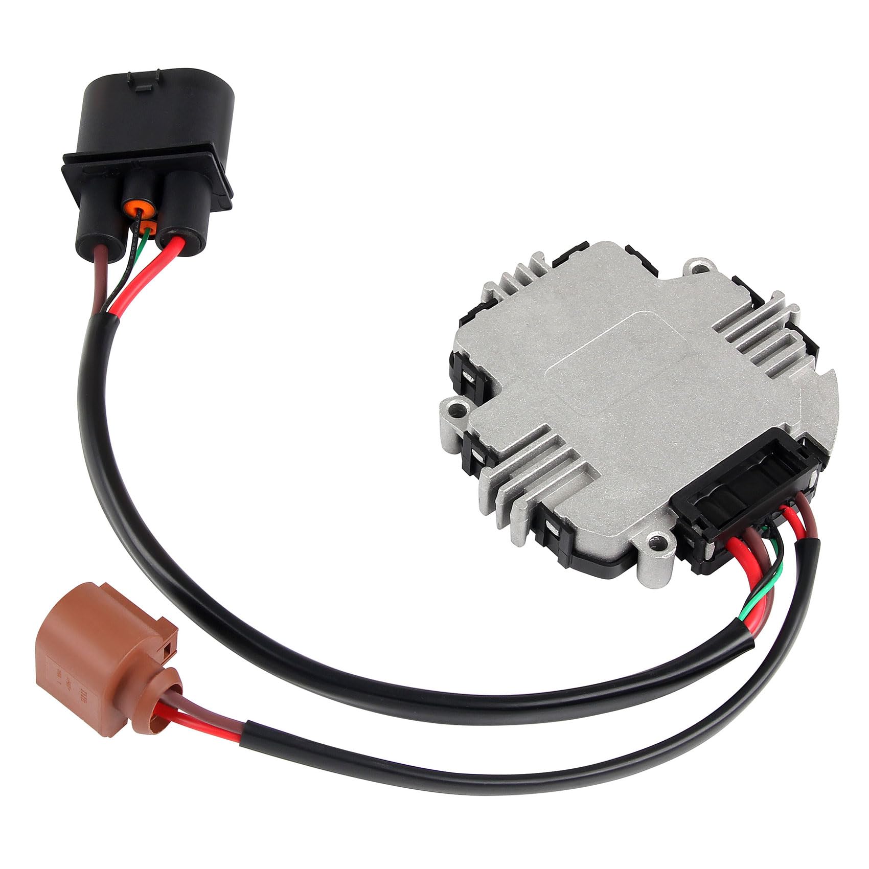 DOCAS Módulo de control del ventilador,Unidad de Control del Radiador 1TD959455 1K0959455N 1K0959455DL compatible para A3 8P1 8P7 8PA Golf V VI Passat 3C2 3C5