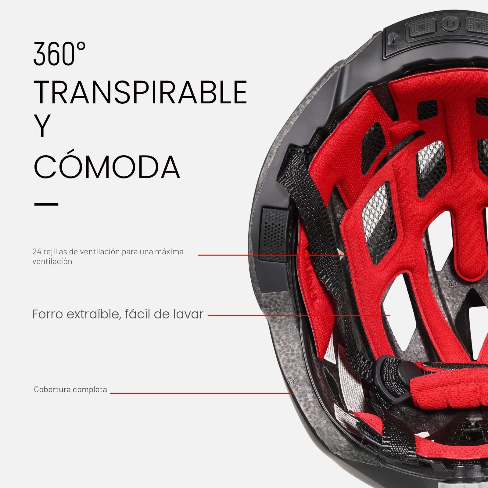 LIVALL Casco de Bicicleta Inteligente con Altavoz y Micrófono, Aasco de Bicicleta Bluetooth con Luz Trasera LED Inalámbrica, Casco de Bicicleta Adulto con Alarma de Emergencia SOS, Intercomunicador