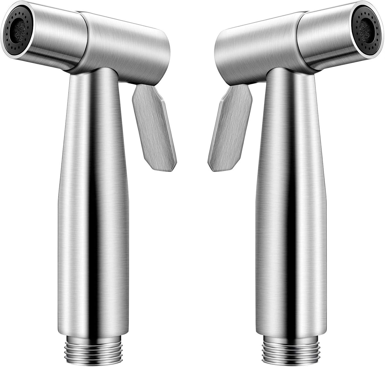 2 Pack Stainless Steel 304 Bidet Sprayer Head Stainless Steel Bidet Attachment for Toilet Handheld Bidet Sprayer Cloth Bathroom Diaper Sprayer for Kitchen Adjustable Water Pressure Control