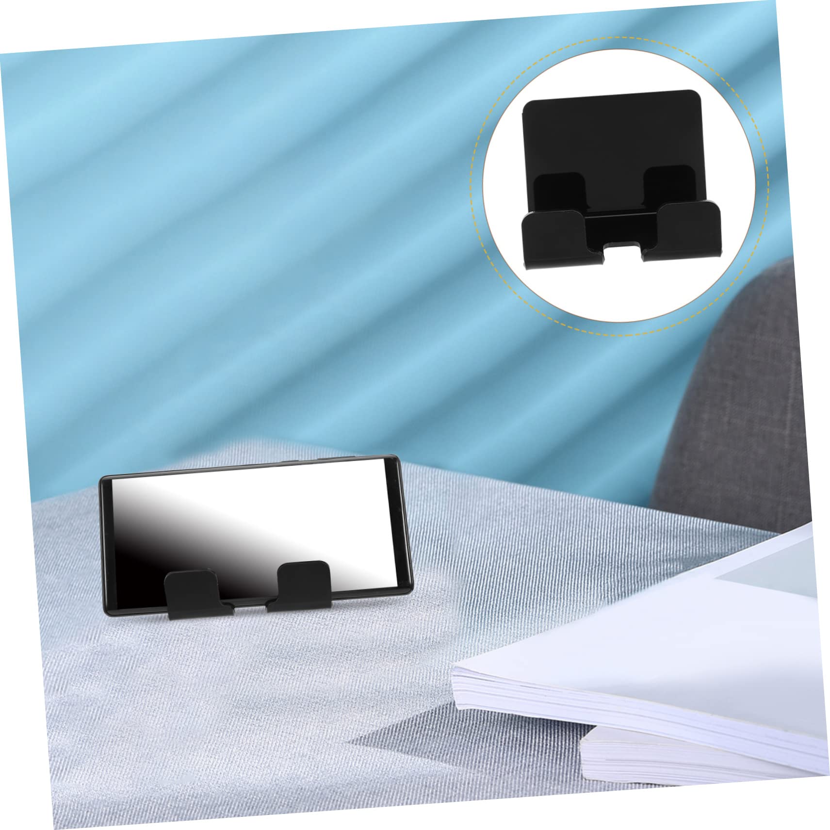 Didiseaon 5 Soportes De Pared para Teléfono Móvil Organizador Soporte para Tableta Soporte para Teléfono Inteligente Soporte De Carga para Teléfono Soporte De Pared para Tableta