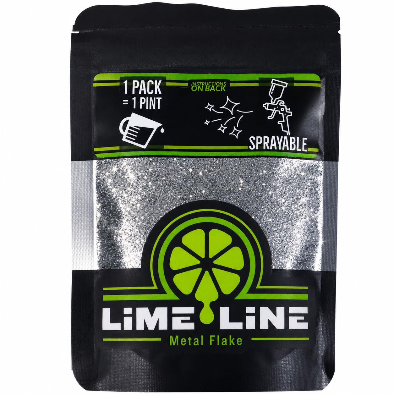 LiME LiNE Sprayable Automotive Metal Flake for Custom Paint (Pack of 1)