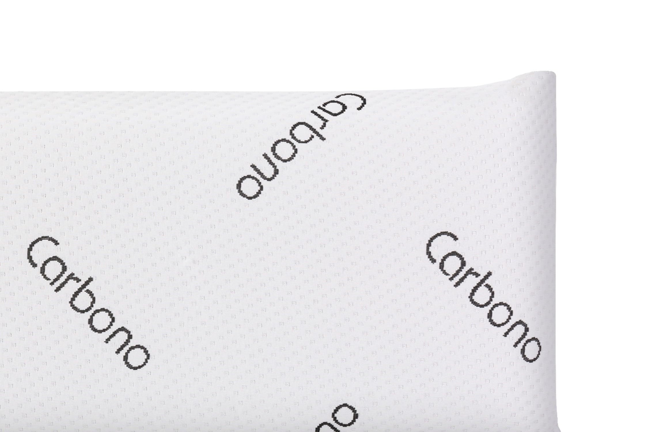 Moonia | Almohada Viscoelástica Negra Perforada de Carbono | Efecto Anti-estrés | Elimina los olores | Reduce la oxidación | Almohada Cervical | Almohada viscoelástica 135 cm | Antiácaros