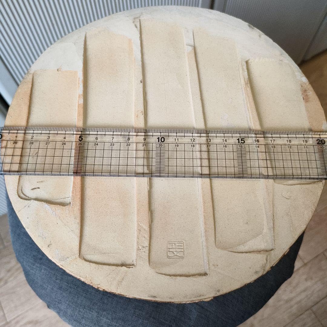 未使用長期保管品 清水焼(正文)華道具 水盤 陶印あり 銘品花器 未使用長期保管品 清水焼(正文)華道具 水盤 陶印あり 銘品花器 2025年