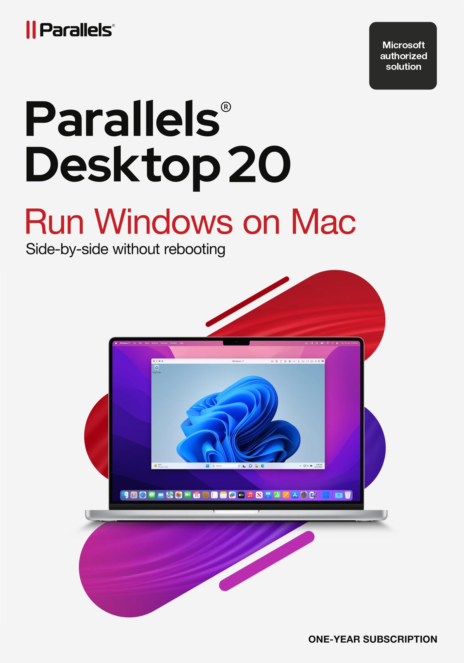 Parallels Desktop 26 für Mac 1 Gerät / 1Jahr / Code in Box - Ausführen von Windows auf Mac Virtual Machine Software
