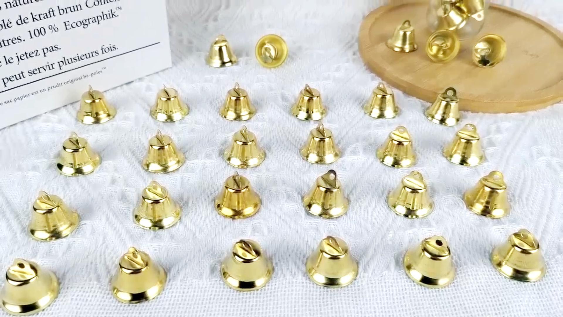 Amazon.com: 60PCS 26mm/1inch Gold Bells Mini Liberty Bells for