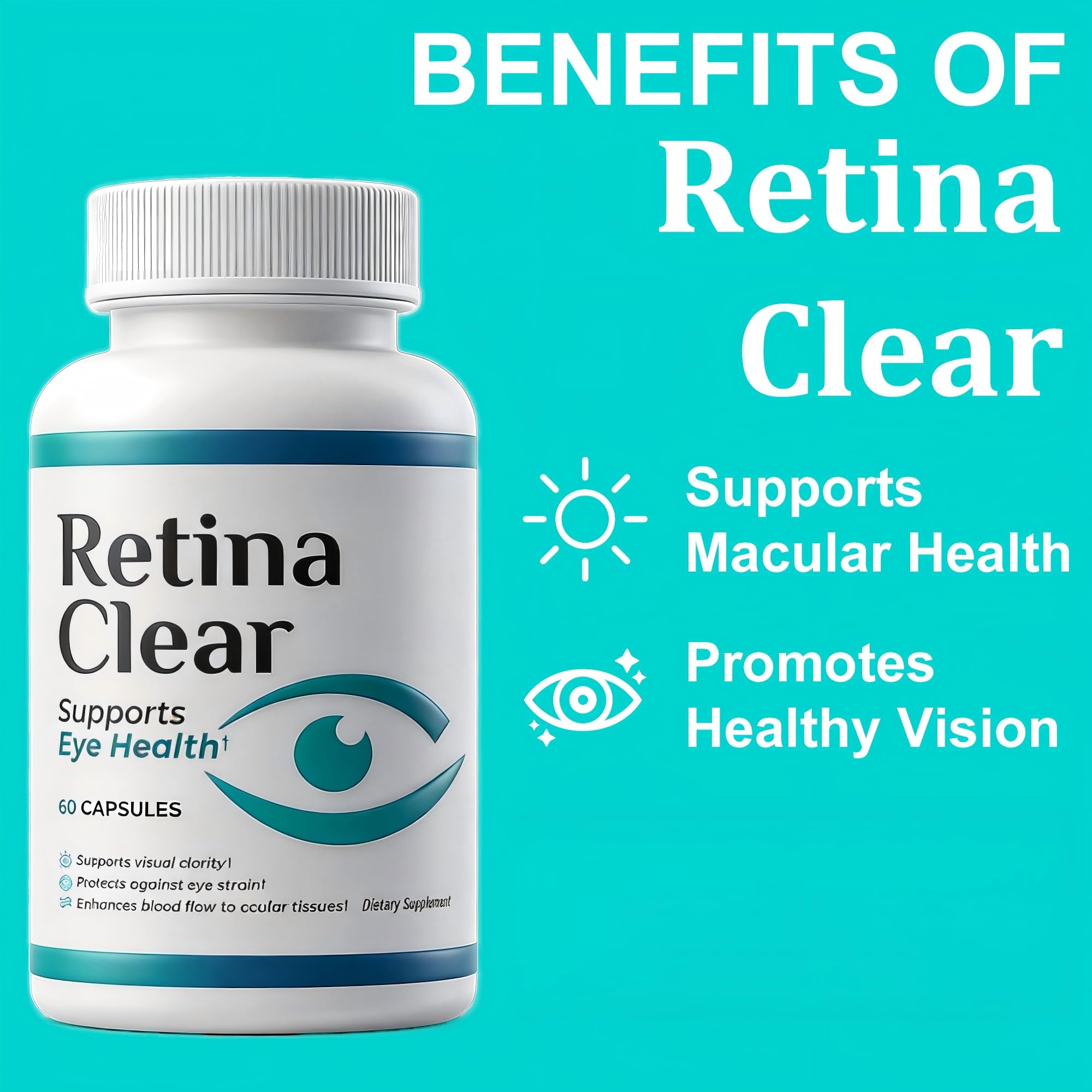 KITABIO Retina Clear - Retina Clear Eye | | 60 Caps / 1 Bottle（Resealable Package） — view 4