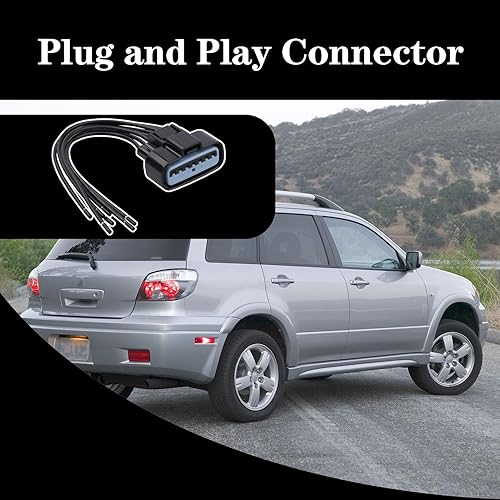 Miniatura 5 de Sensor de flujo de aire masivo MAF conector conector para Mitsubishi Outlander Montero Sport Eclipse Galant 1999-2006, apto para Chrysler Sebring