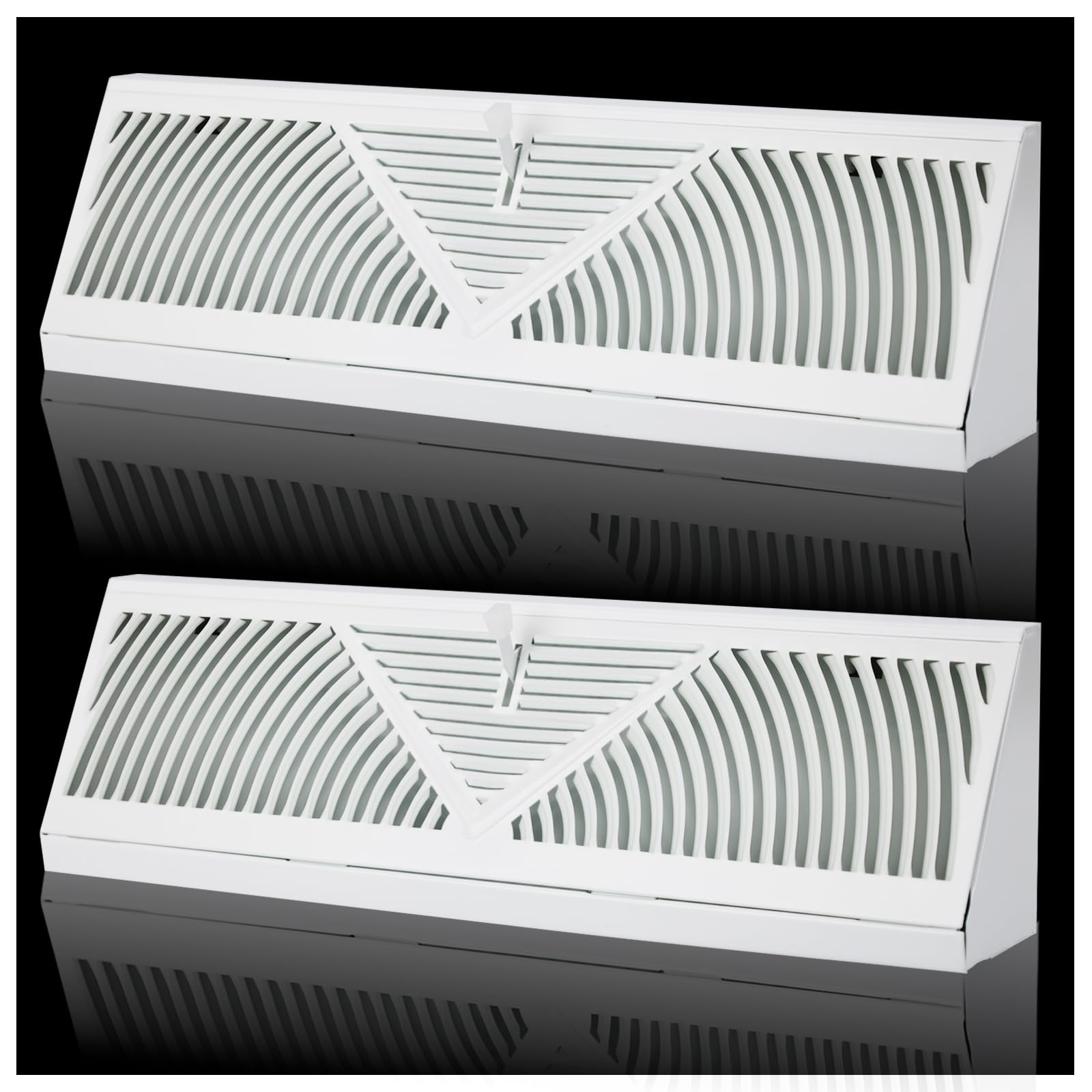 EXCELFU 2PK 18 inch Baseboard Register Vent Cover