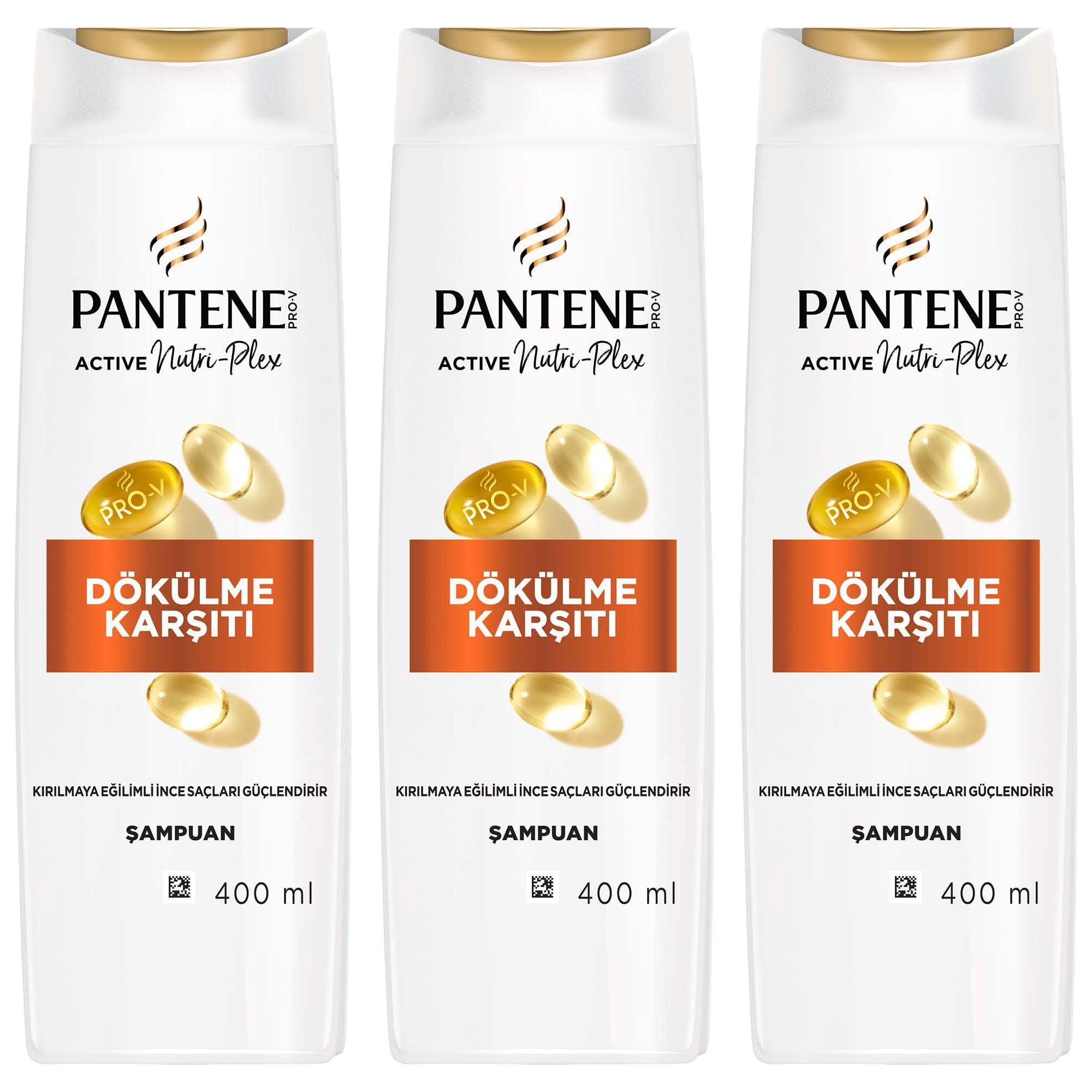 PANTENE Dökülme Karşıtı Şampuan 400 ml 3lü paket