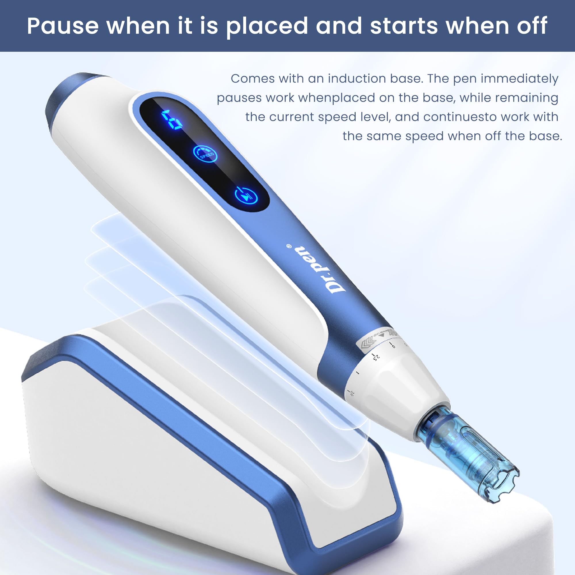Dr Pen A11 - Penna per microneedling, per uso domestico, con micro aghi per la pelle, per uomini e donne, 0,25 mm