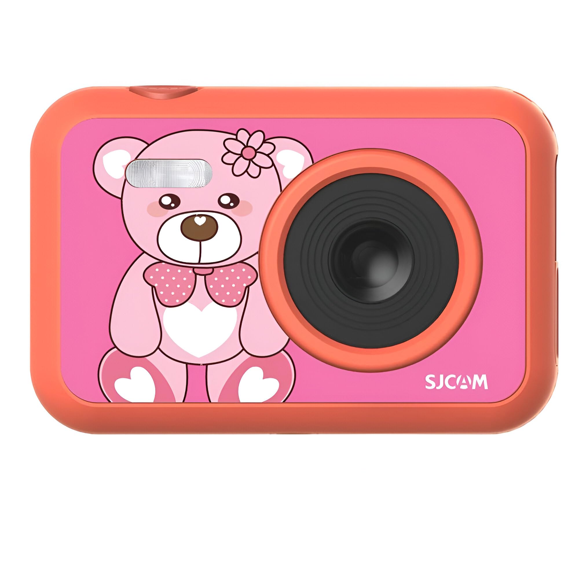 SJCAM FunCam Çocuklar için Fotoğraf Makinesi ve Kamera 1080p 12MP 2'' HD Ekran Çerçeveler ve Komik Filtreler Snake ve Tetris Oyunları Otomatik Kapanma Zamanlayıcı Hızlandırılmış Çekim Ayıcık