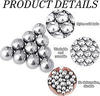 Vista 3 de Gisafai 150 Pcs 68 Caliber Aluminum Paintball Ammo Practice Paintball Powerful Non Lethal for Shooting Training Practice