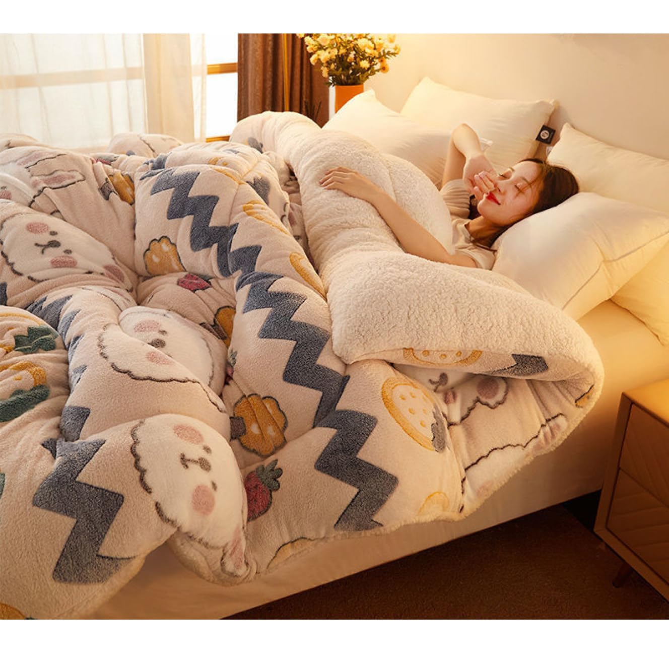 Amazon｜SCTX 掛け布団 シングル ダブル 厚手 150*200cm ブランケット