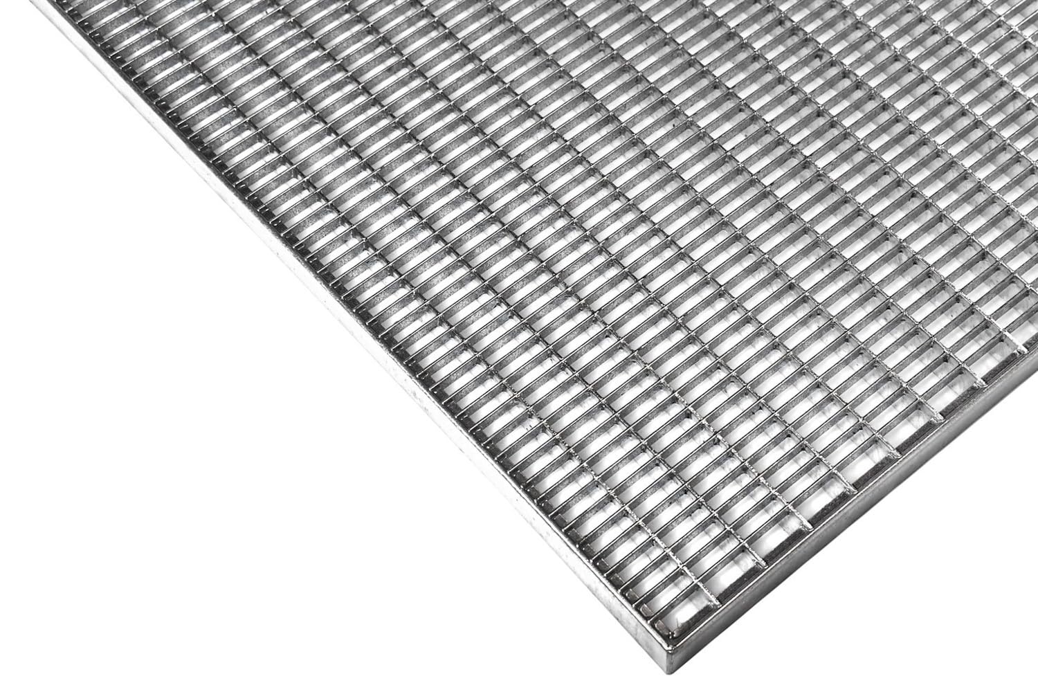 B2 Norm Gitterrost Pressrost verzinkt 400x900x20mm Masche 30/10 T-Profil